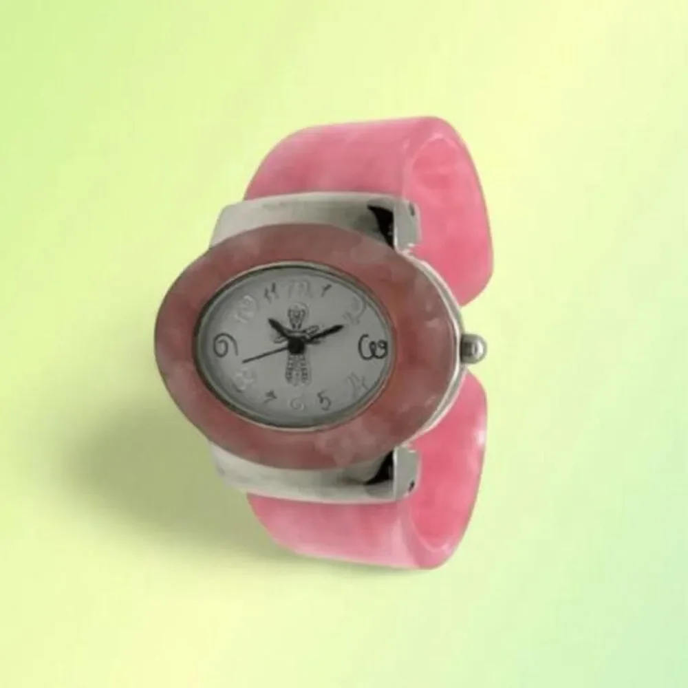 Unbranded Women's Pink and Silver Watch